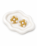 Classy girl pearl earrings