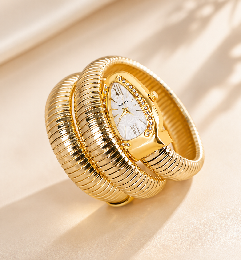 Snake Wrap Bracelet Watch