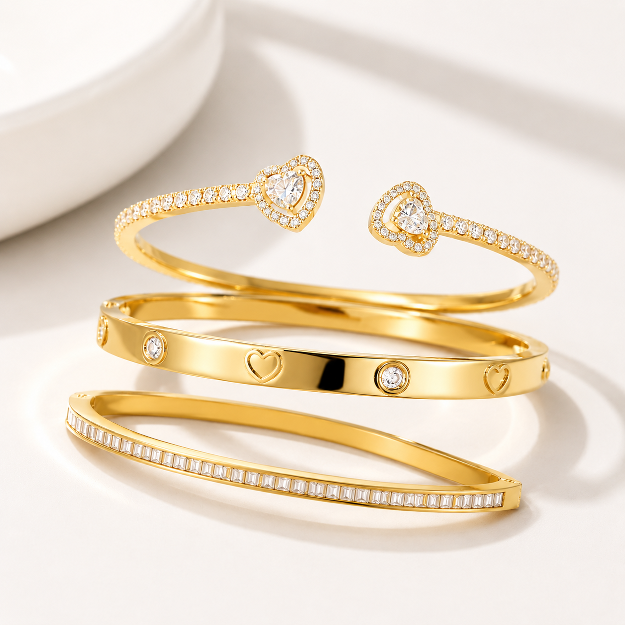 Heart me bracelet set