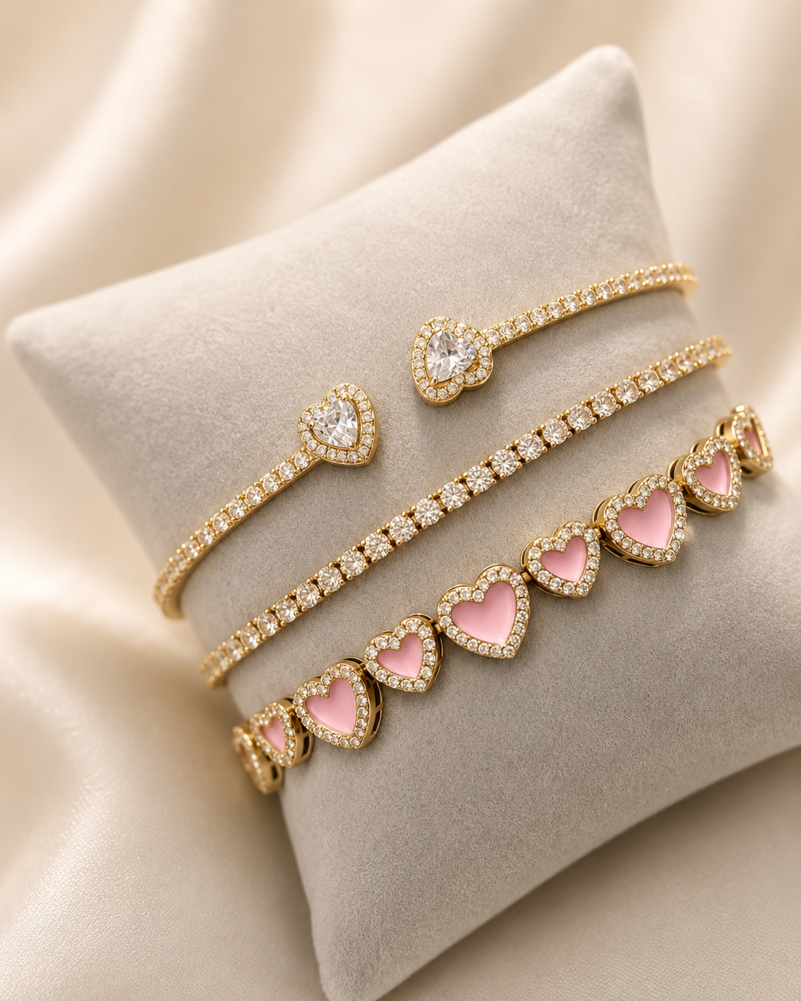 Pinka bracelet stack set