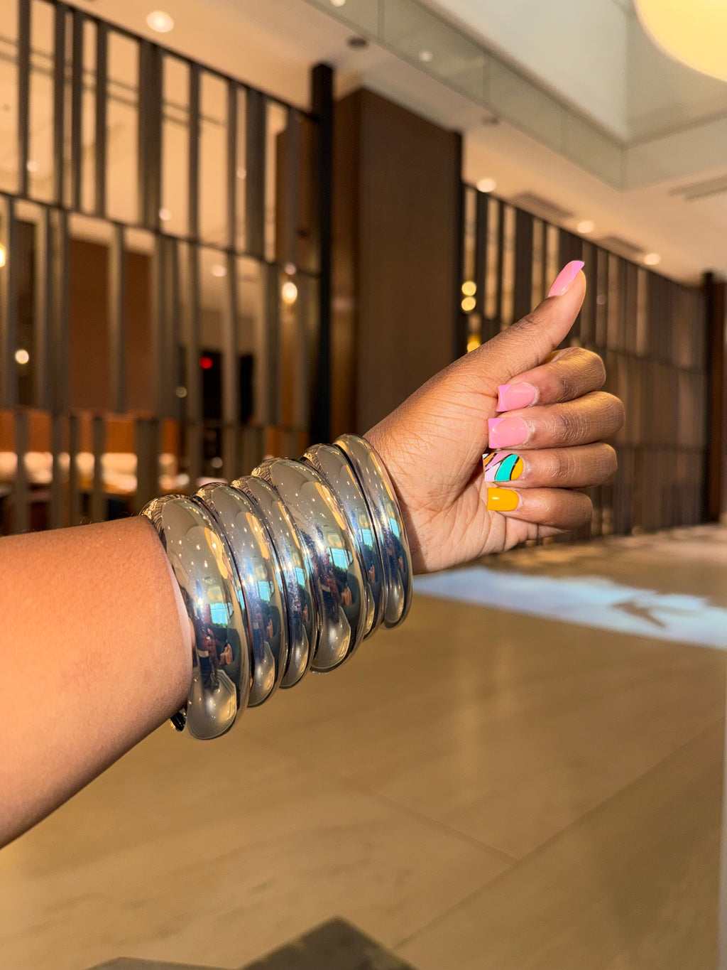 Statement stack bangles