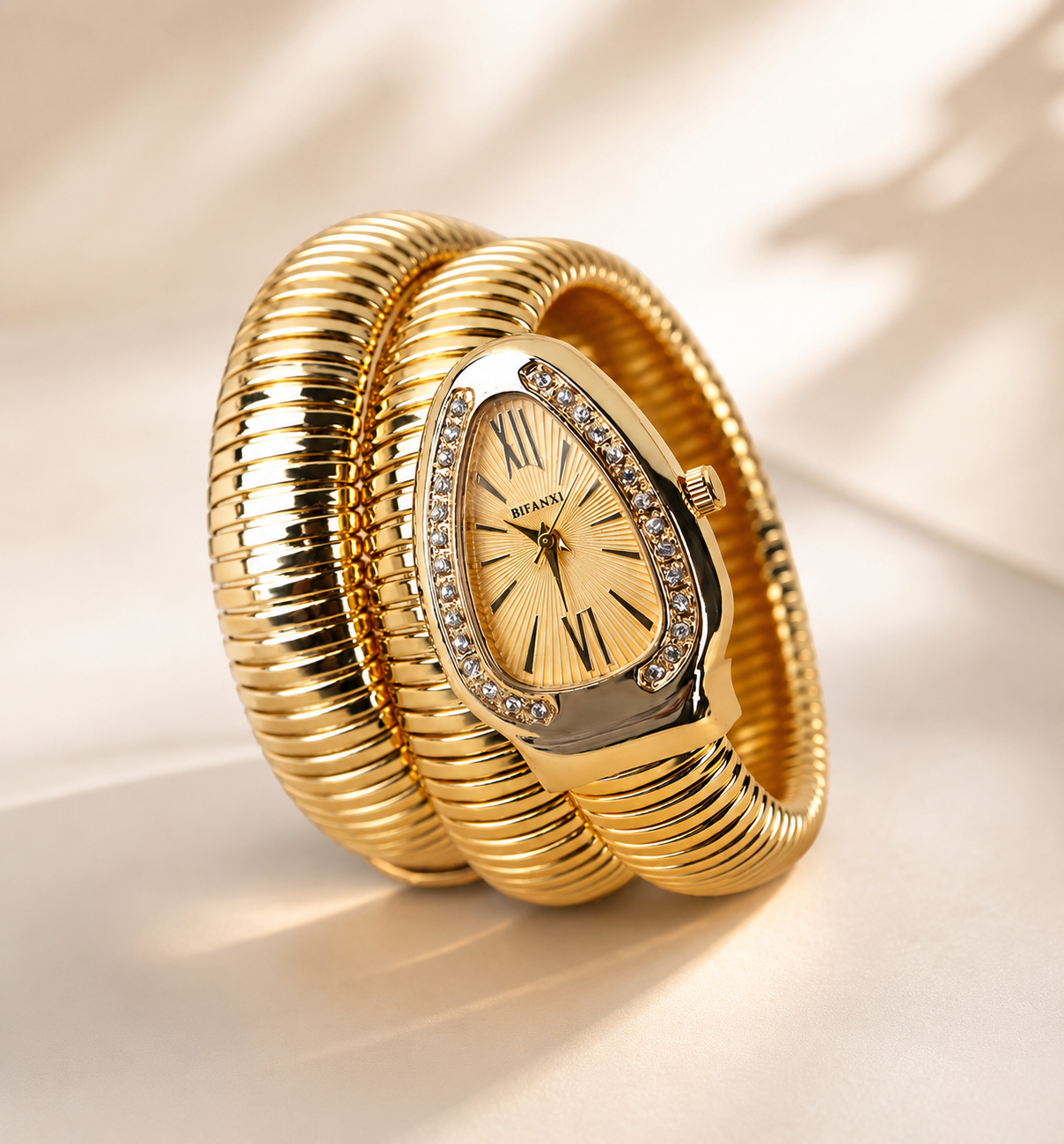 Snake Wrap Bracelet Watch