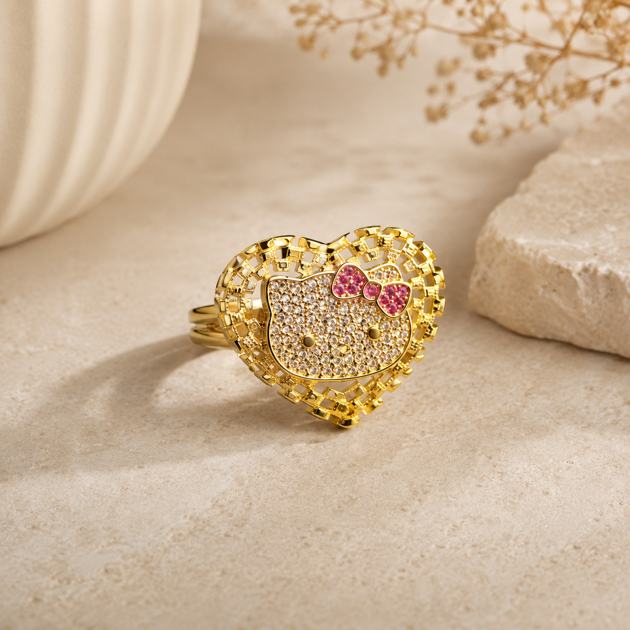 Hello kitty Rolex ring